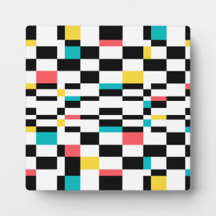 Farbenfrohe, urbane, moderne, trendige geometrisch fotoplatte