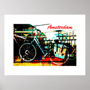 Farbenfrohe urbane Radkollektion - Amsterdamer Ser Poster