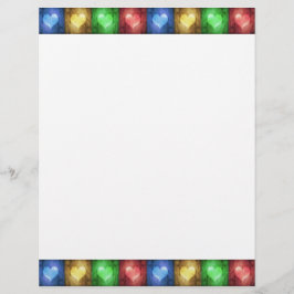 Farbenfrohe Valentinstag Rustikale Herzensgeschich