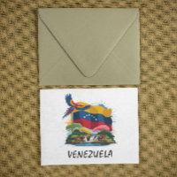 Farbenfrohe venezolanische Flagge Südamerika
