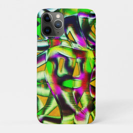 Farbenfrohe, verdrehte Ausschnitte Limon.., eingek Case-Mate iPhone Hülle