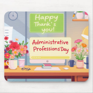 Farbenfrohe Verwaltungs-App-Bewertungs-Schreibtisc Mousepad