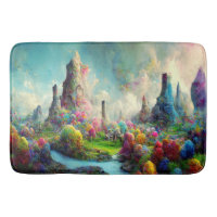Farbenfrohe verzauberte Alien Naturlandschaft