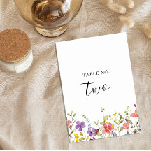 Farbenfrohe verzauberte Wilde Blume Hochzeit