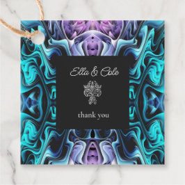 Farbenfrohe Verzauberung Geschenkanhänger