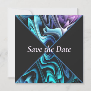 Farbenfrohe Verzauberung Save the Date