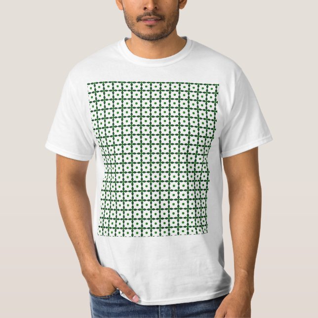 Farbenfrohe Vier-Blätter T-Shirt (Vorderseite)