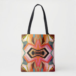 Farbenfrohe Vintage-Geometrie-Vibes