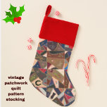Farbenfrohe Vintage Patchwork Crazy Quilt Weihnachtsstrumpf<br><div class="desc">Dieser beeindruckende Weihnachtsquilt-Strumpf besticht durch das wunderschöne Flickwerk, das ein unbekannter amerikanischer Handwerker des frühen 20. Jahrhunderts entwarf. Genießen Sie die faszinierenden Vintagen Details wie Pferd, Schmetterling, Blume und Weizen. Sehen Sie, ob Sie auch das Hufeisen sehen können. Laut Legende soll ein Hufeisen, das nach oben in U-Form gerichtet ist,...</div>
