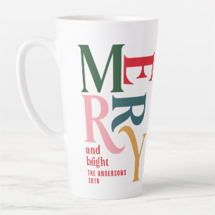 Farbenfrohe, Vintage Ritsmas Gutes Geschenk Milchtasse