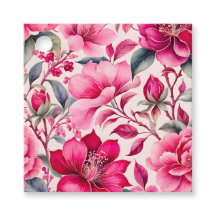 Farbenfrohe Vintage Stoffe Geschenke Tags