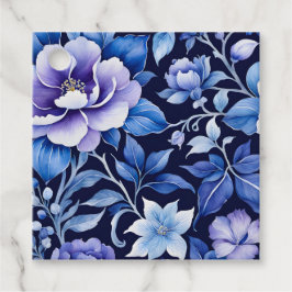 Farbenfrohe Vintage Stoffe Geschenke Tags Geschenkanhänger