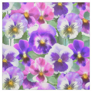 Farbenfrohe Violets Muster für Blume Stoff