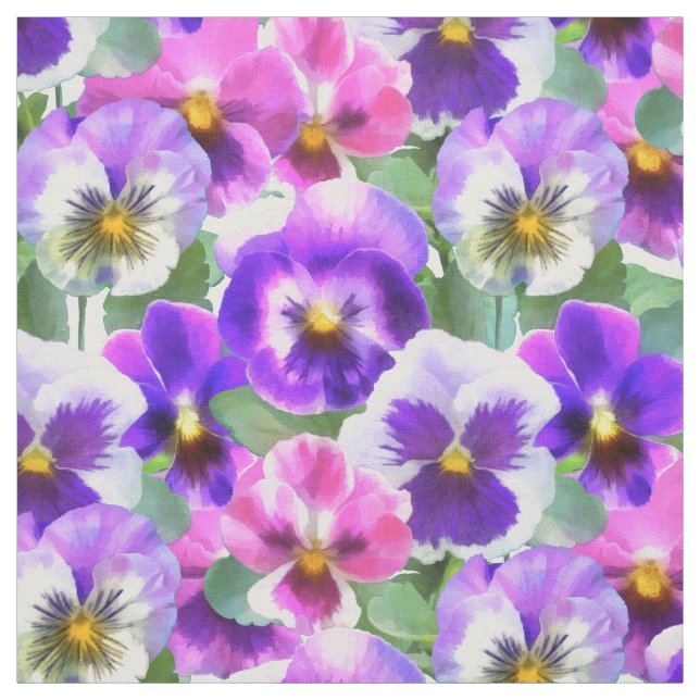 Farbenfrohe Violets Muster für Blume Stoff (Muster)
