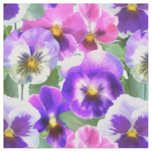 Farbenfrohe Violets Muster für Blume Stoff