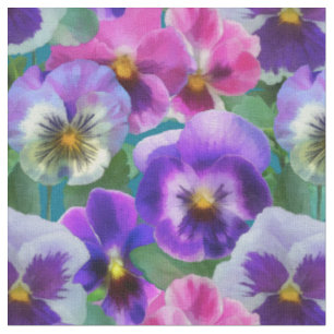 Farbenfrohe Violets Muster für Blume Stoff