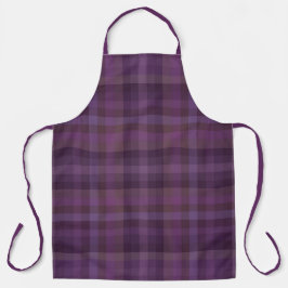 Farbenfrohe violette Farbtöne des Jahres Karo Schürze
