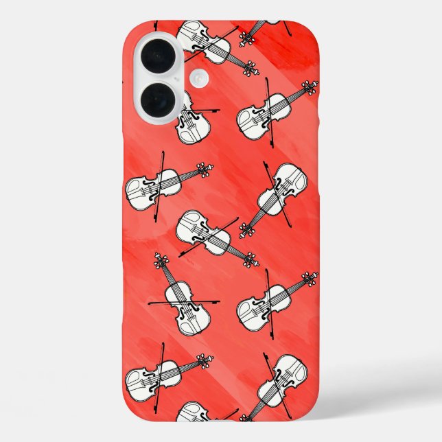 Farbenfrohe Violinblöcke Case-Mate iPhone Hülle (Rückseite)