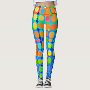 Farbenfrohe Vivid Elegance Stilvolles Muster Leggings