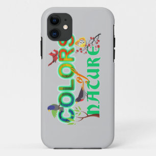 Farbenfrohe Vögel Dschungel niedlicher Cartoon Case-Mate iPhone Hülle