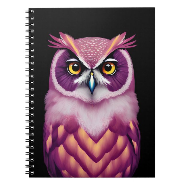 Farbenfrohe Vogelkunst Notizblock (Vorderseite)