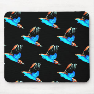 Farbenfrohe Vogelpatronenfänger Mousepad