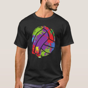 Farbenfrohe Volleyball Niedlich Color VolleyBall T T-Shirt