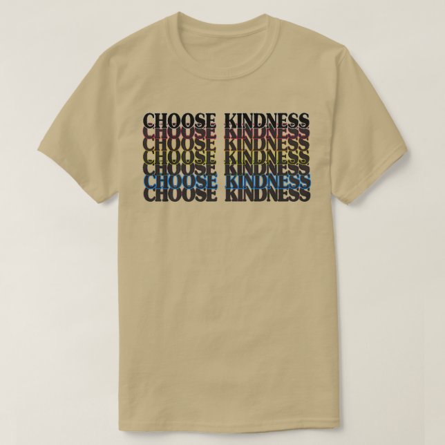 Farbenfrohe Wahl Kindness LGBT Prix Premium T-Shir T-Shirt (Design vorne)