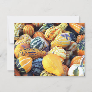 Farbenfrohe Waren Nah Postkarte