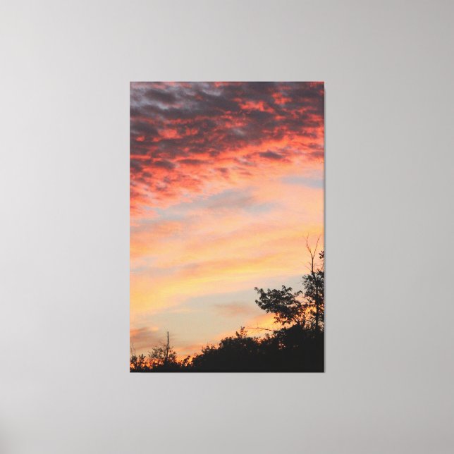 Farbenfrohe Wärme Inspirierend Leinwand (Vorderseite)