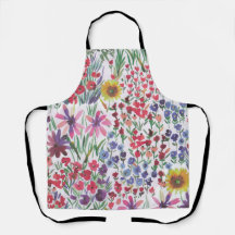 Farbenfrohe Wasserfarbe Botanik Boho Garden