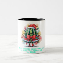 Farbenfrohe Wassermelone Weihnachtsbaum