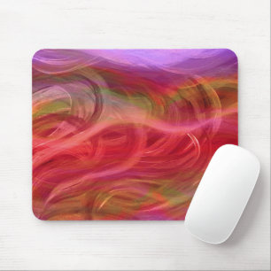 Farbenfrohe Wave Abstrakt Art Mousepad