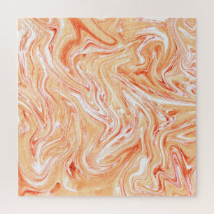 Farbenfrohe Wave Liquid Paint Texture Puzzle