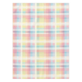 Farbenfrohe weiche Gingham Pattern Tableclout Tischdecke