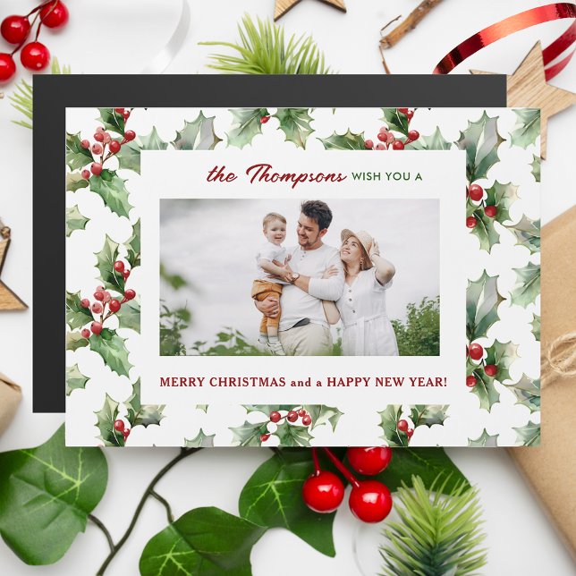 Farbenfrohe Weihnachten Heilige ein Foto Magnetkarte (Von Creator hochgeladen)