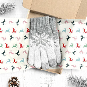 Farbenfrohe Weihnachten Seidenpapier