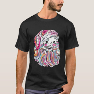 Farbenfrohe Weihnachts-Aquarellgarnitur T-Shirt
