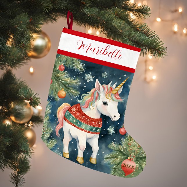 Farbenfrohe Weihnachtsfeier Großer Weihnachtsstrumpf (Von Creator hochgeladen)