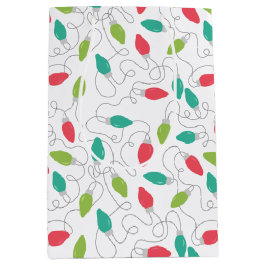 Farbenfrohe Weihnachtsgeschenktüte Mittlere Geschenktüte