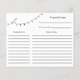 Farbenfrohe Weihnachtskarte