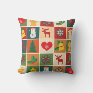 Farbenfrohe Weihnachtskollektion Kissen