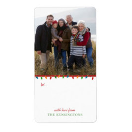 Farbenfrohe Weihnachtssaitenlichter | FOTO