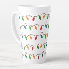 Farbenfrohe Weihnachtssteine Milchtasse