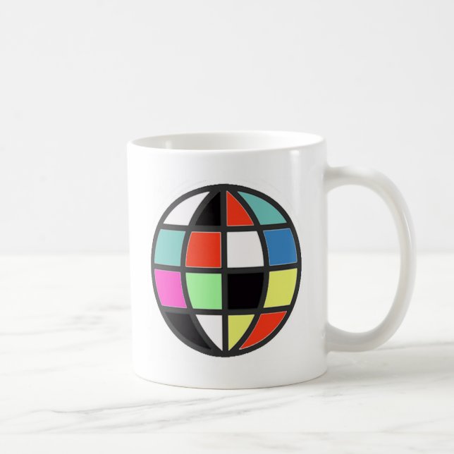 farbenfrohe Welt Kaffeetasse (Rechts)