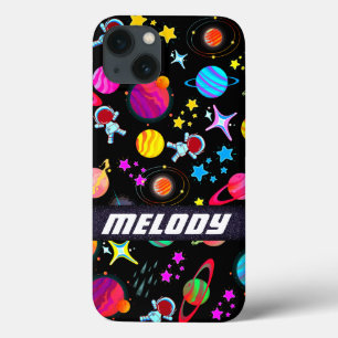 farbenfrohe Weltraumplaneten, Galaxie-Sternenmuste Case-Mate iPhone Hülle