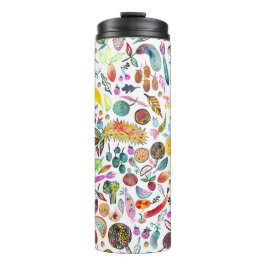 Farbenfrohe Whimsical Watercolor Veggies Thermosbecher