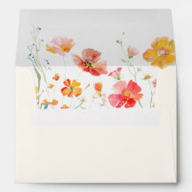 Farbenfrohe Wildblume-Creme