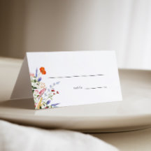 farbenfrohe Wildblume Hochzeit