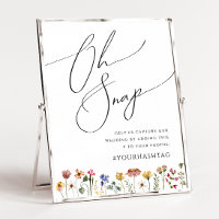 Farbenfrohe Wildblume | Oh Snap Hashtag